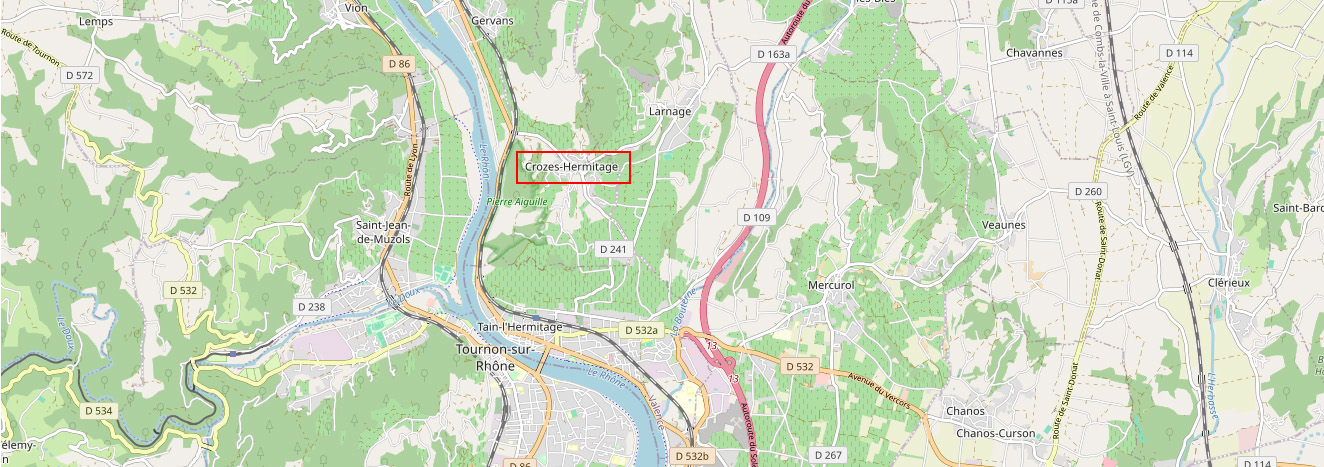 Ou se situe Crozes Hermitage