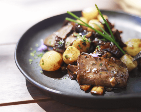 Gibier et pommes de terre